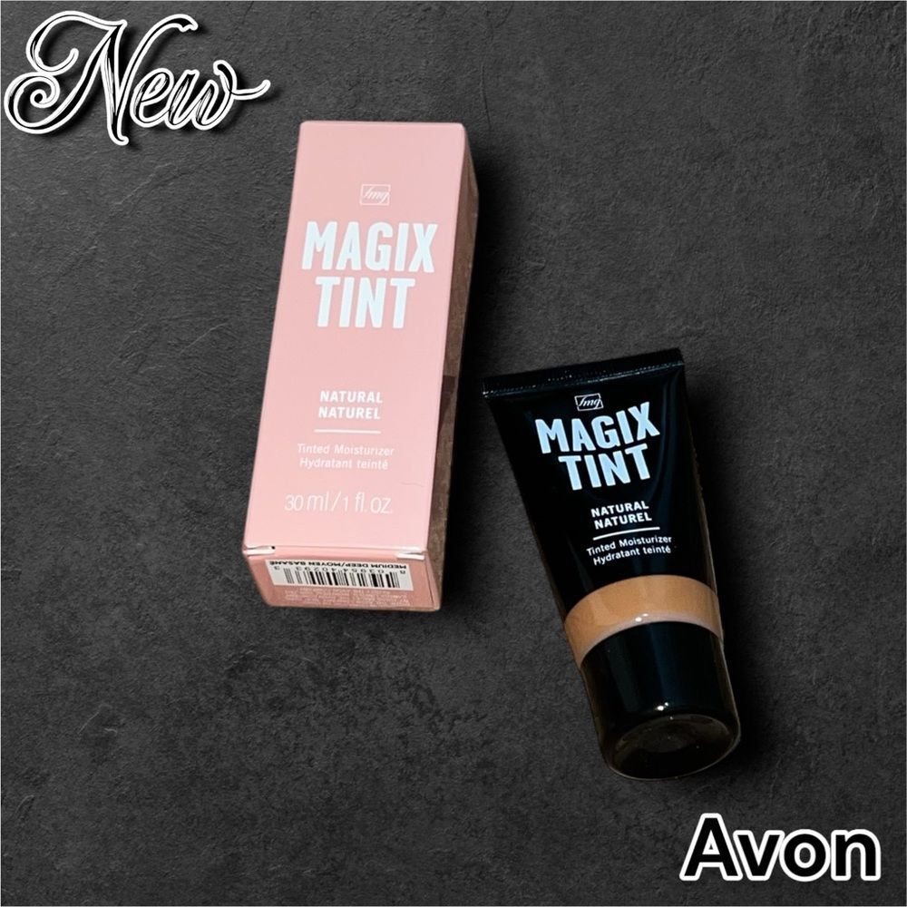 New NIB Avon Magix Tint Tinted Moisturizer Natural Foundation